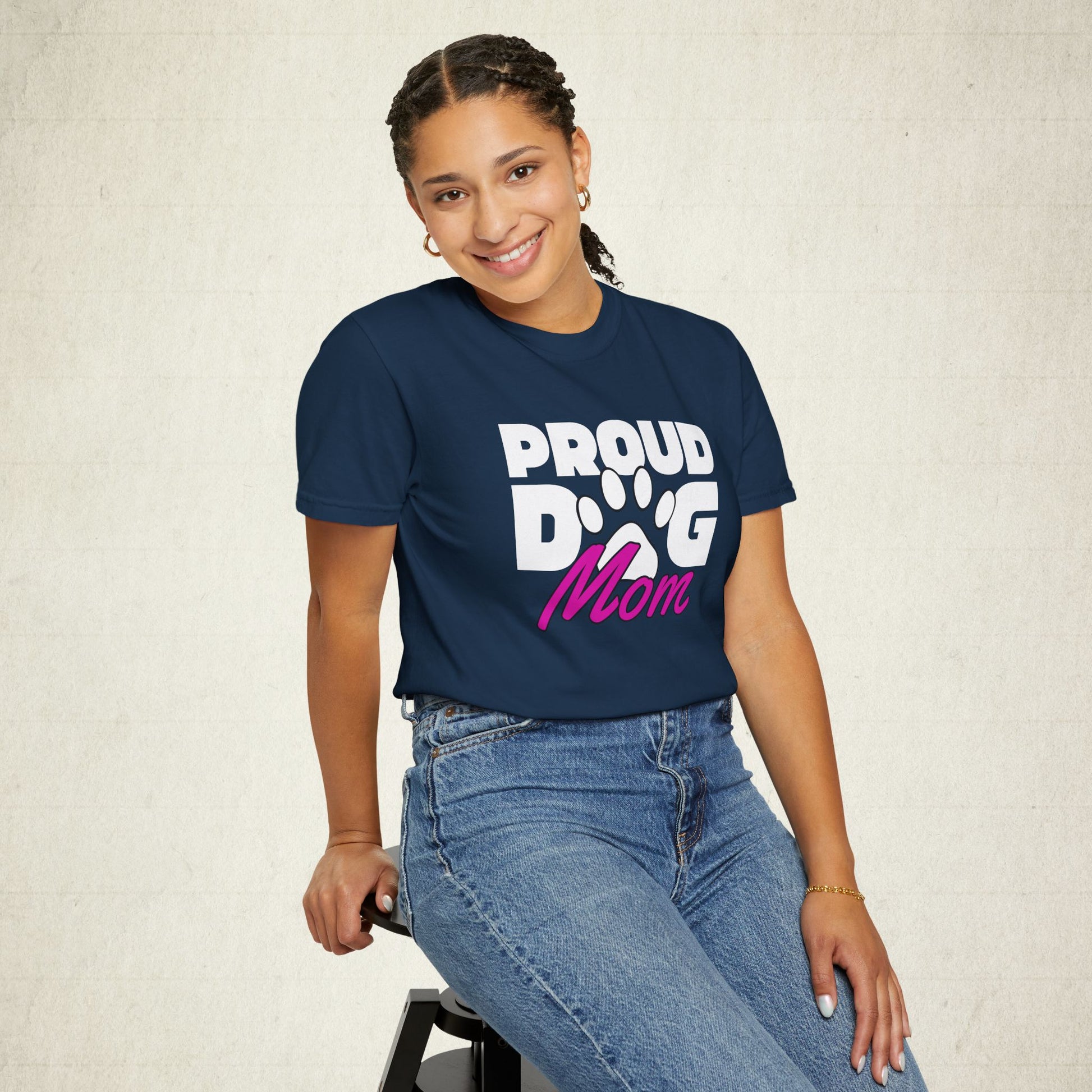 Proud Dog Mom Women T-Shirt