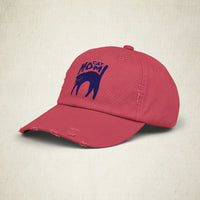 Cat Mom Distressed Cap