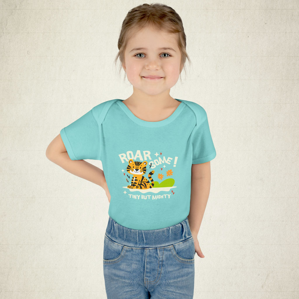 Adorable Infant Bodysuit with "Roar-some" Tiger Design