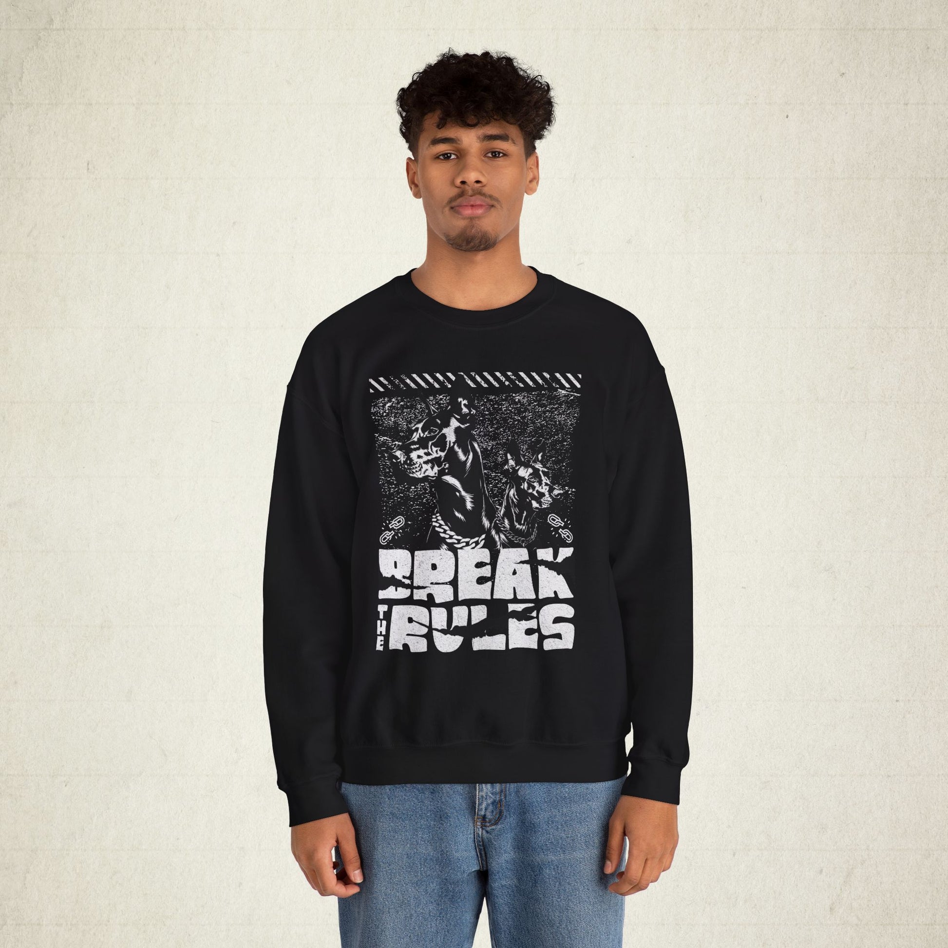 Break The Rules Crewneck Unisex Sweatshirt