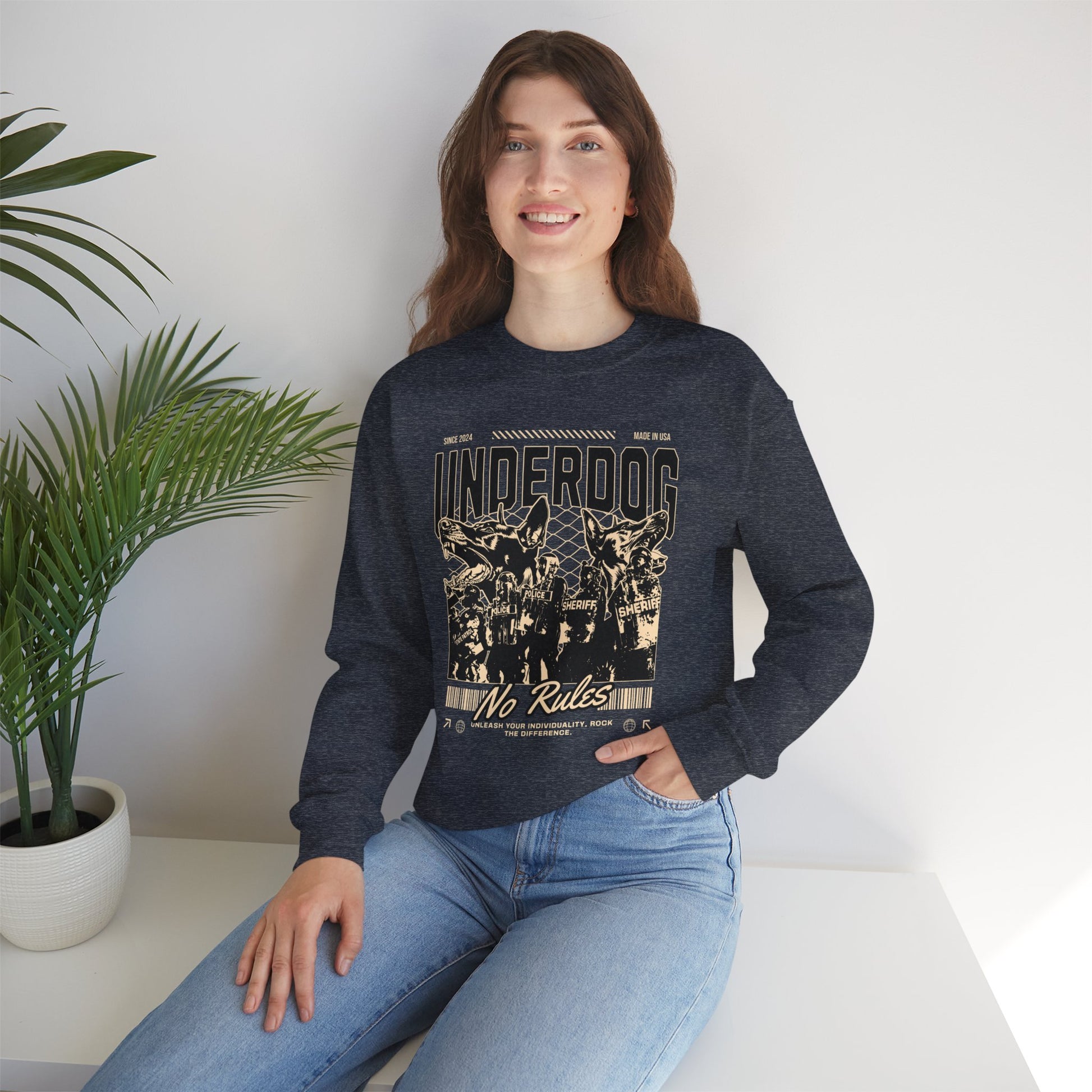 Underdog No Rules Design Unisex Sweatshirt