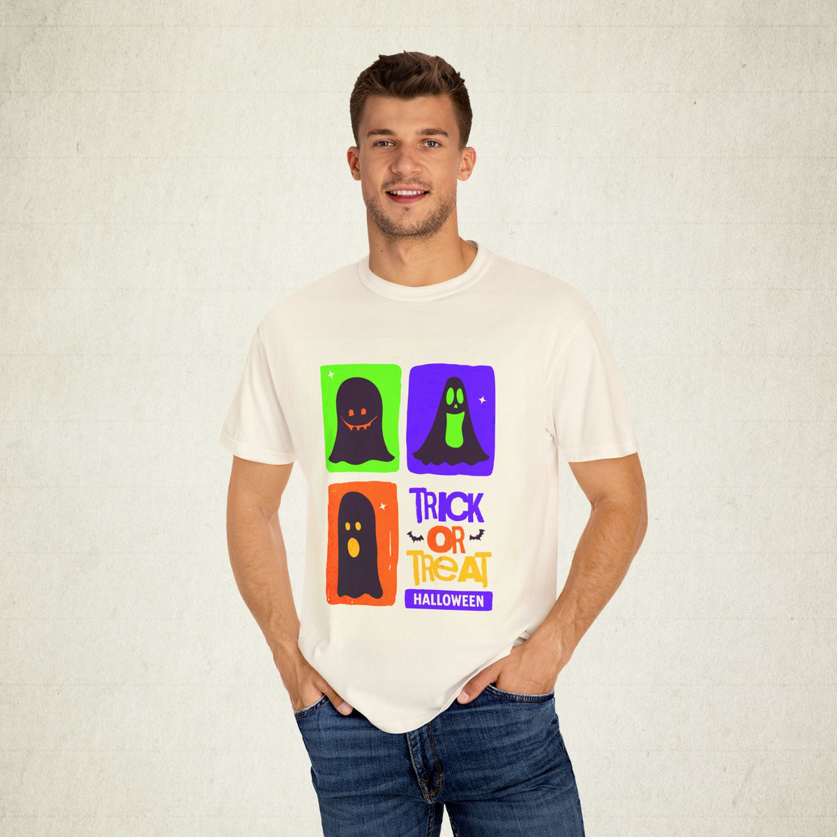 Trick or Treat Halloween Ghost Unisex T-Shirt