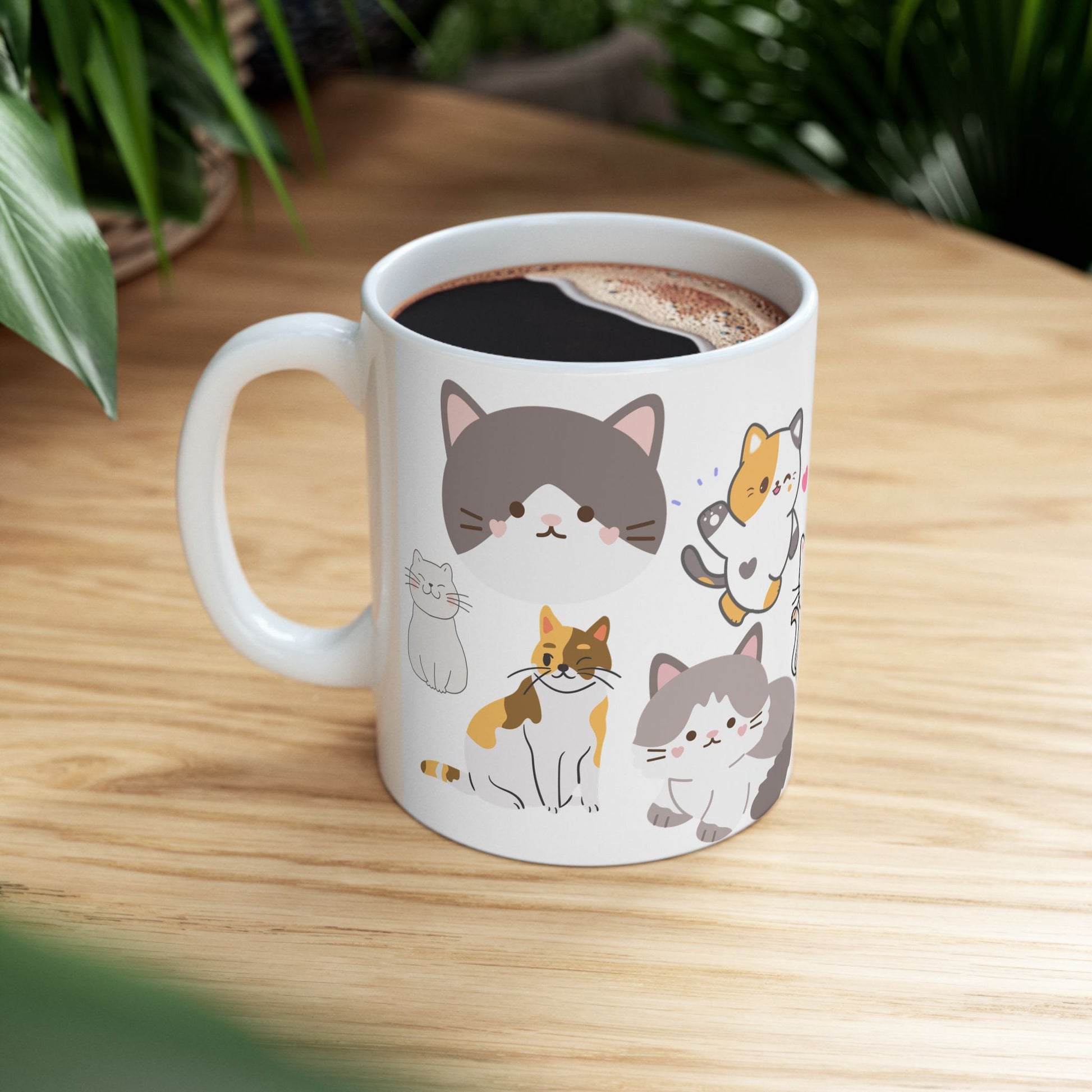 Cute Cat Lovers Ceramic Mug