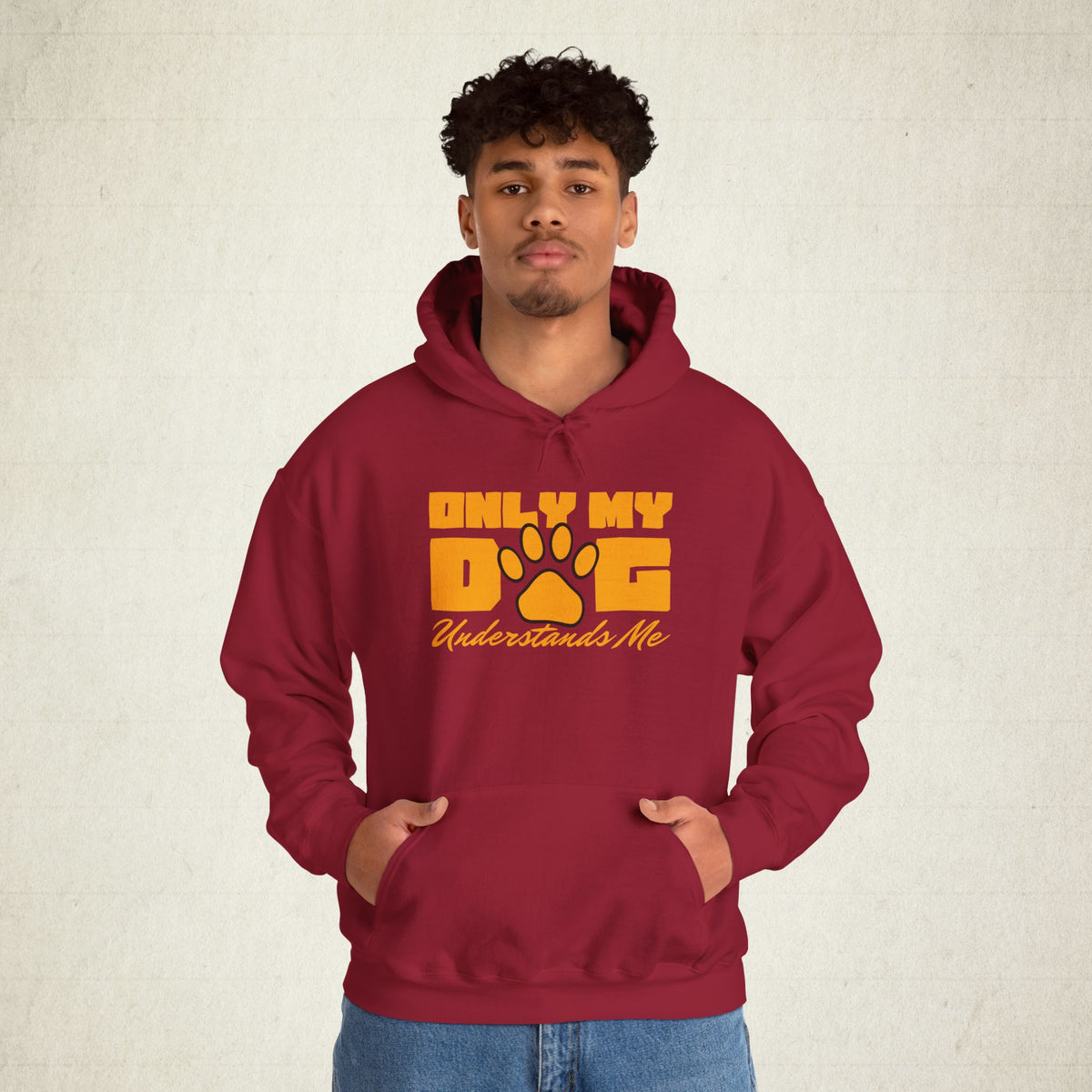 Only My Dog Understands Me Hoodie featuring a Only My Dog Understands Me design, pullover hoodie